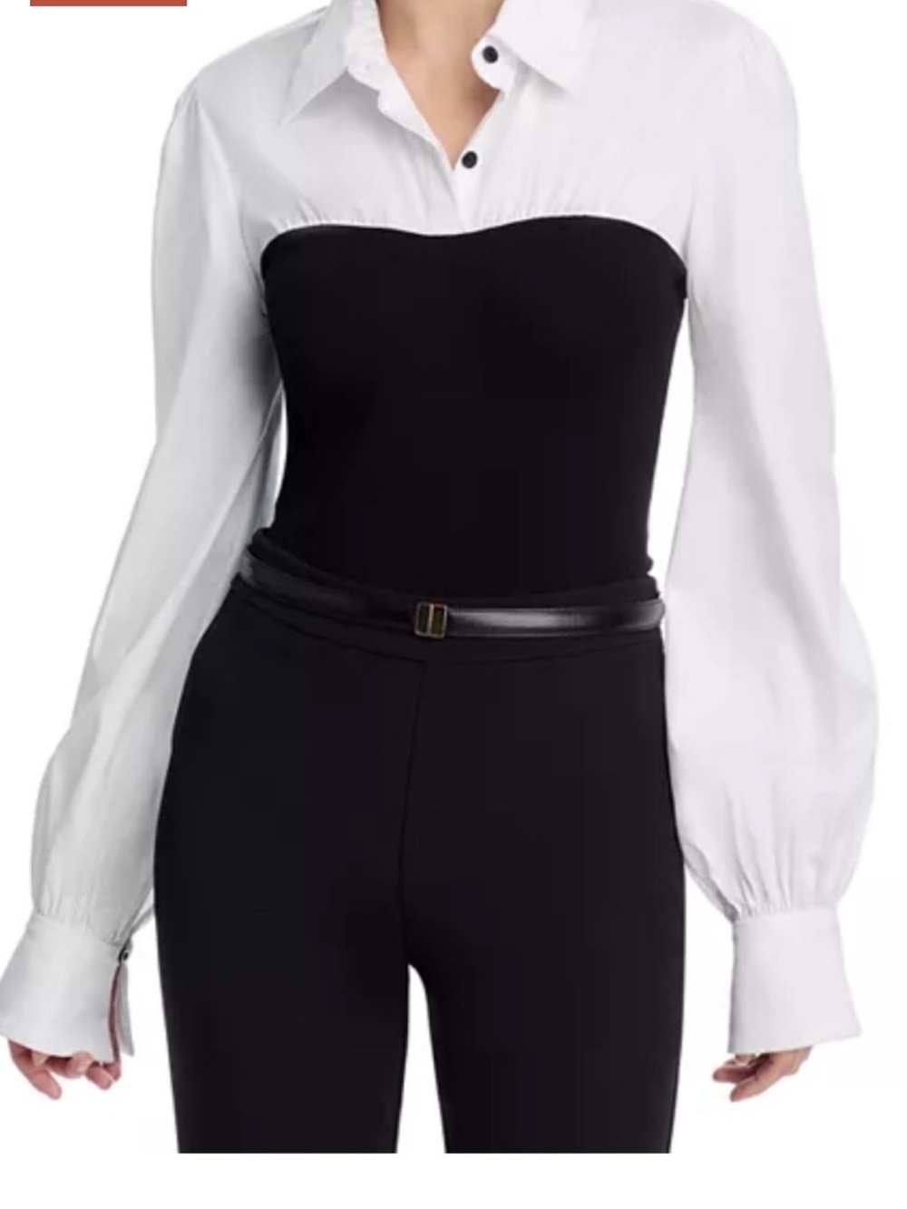 Generation Love Franny Black & White Top Women’s Size Small